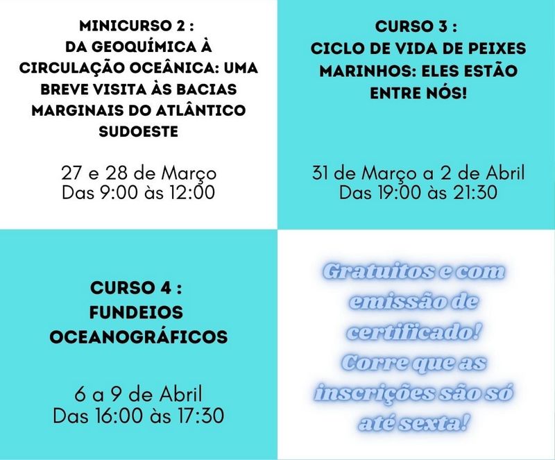 cursos 2 CAP inscrições até 26 fev